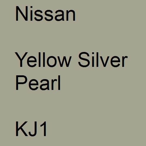 Nissan, Yellow Silver Pearl, KJ1.